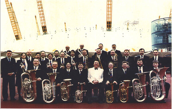 Stalybridge Brass Band in the year 2000!