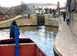 The Market Hall clock in the distance rings out a welcome!